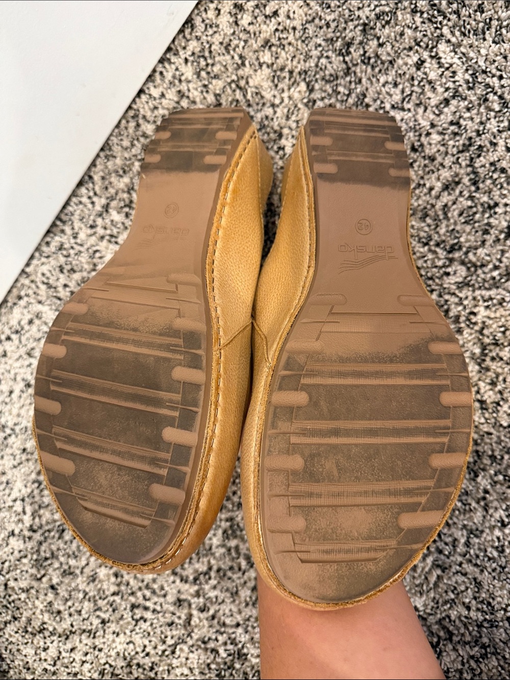 Dansko Talulah Tan Leather Mules Clogs Women’s Size 42 - Picture 4 of 8